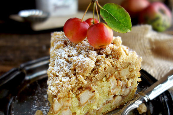 Bratapfelkuchen, aromatischer Apfelkuchen mit Zimt