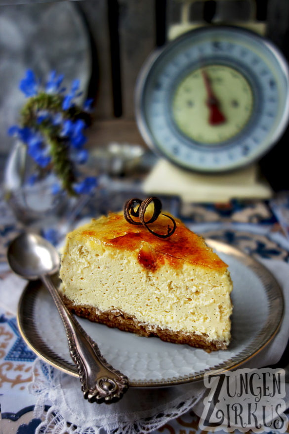 Crème brûlée - Käsekuchen Dessert Klassiker