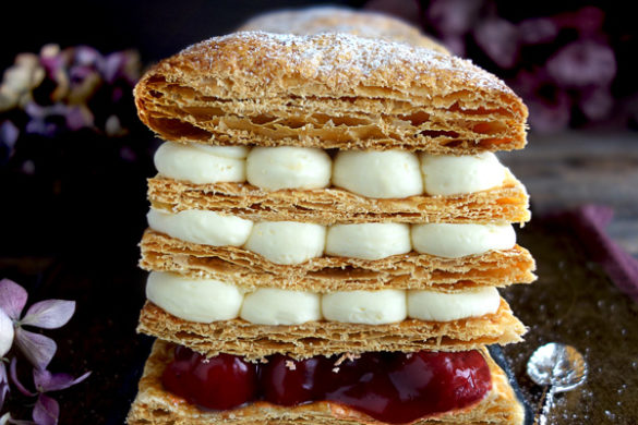 Mille Feuille Blätterteigschnitten