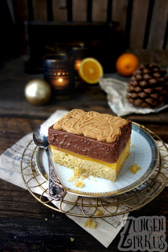 Winterschnitten Spekulatiuskuchen